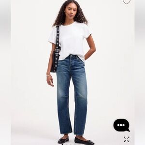 Madewell Women's darted barrel leg Jeans